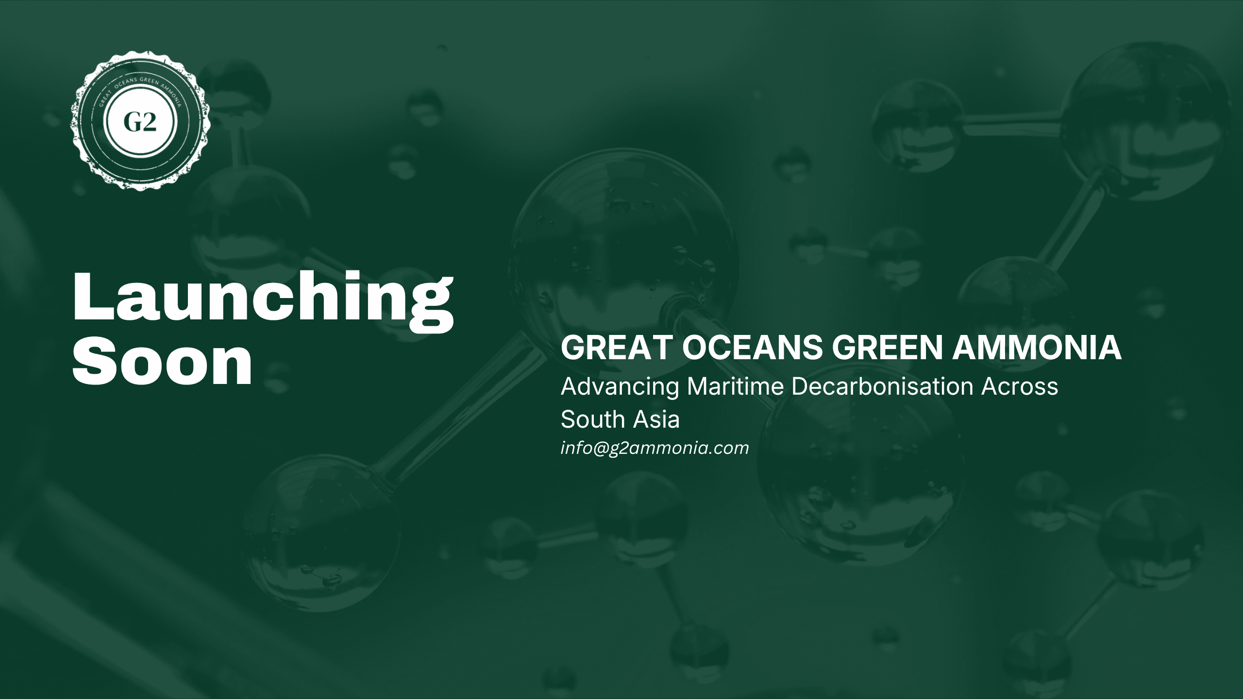 Great Oceans Green Ammonia - Launching Soon